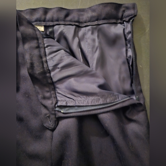 Austin Leeds Navy Blue Suit - 100% Wool - NWOT - Size 12 Vintage - Picture 10 of 11